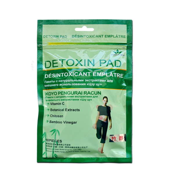 Green World Magic Detoxin Pad – Detox Foot Pads – 10 Pieces per Bag
