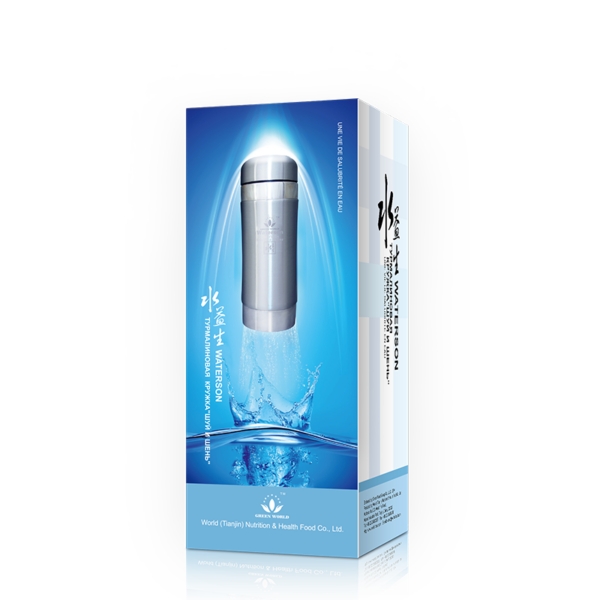 Green World Tourmaline Energy Flask – Wellness Water Flask