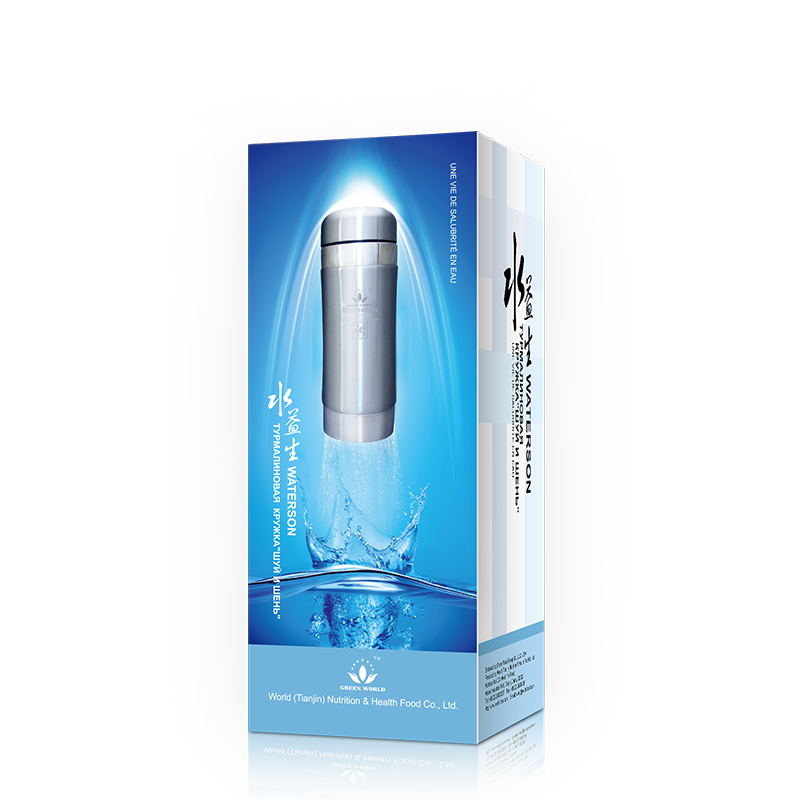 Green World Tourmaline Energy Flask – Wellness Water Flask