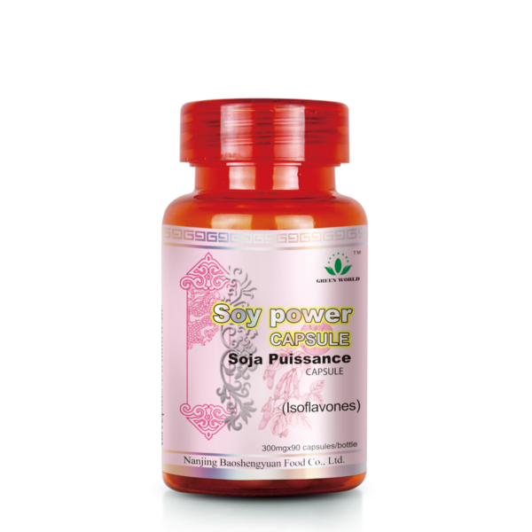 Green World Soy Power Capsules for Women – Hormone Balance Support – 90 Capsules (300 mg)