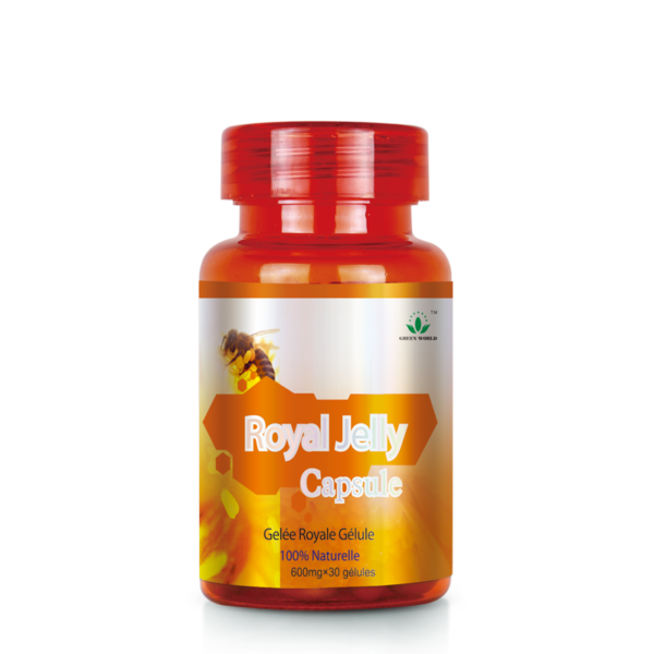 Green World Royal Jelly Softgel – Immune & Vitality Support – 30 Softgels (600 mg)