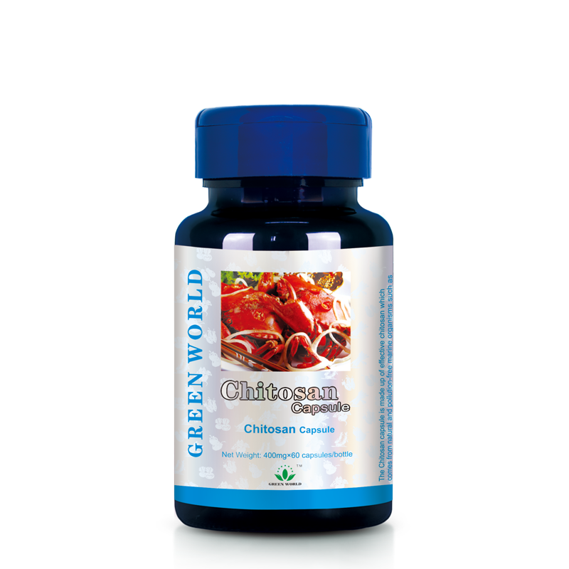 Green World Chitosan Capsules – Fat-Binding & Detox Support – 60 Capsules (400 mg)