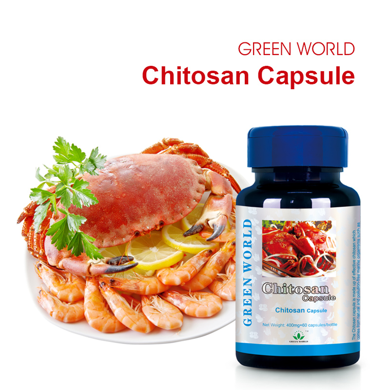 Green World Chitosan Capsules – Fat-Binding & Detox Support – 60 Capsules (400 mg) - Image 2