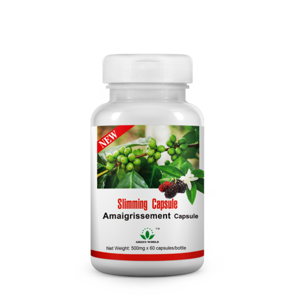 Green World Slimming Capsules – Weight Management Supplement – 60 Capsules (500 mg)