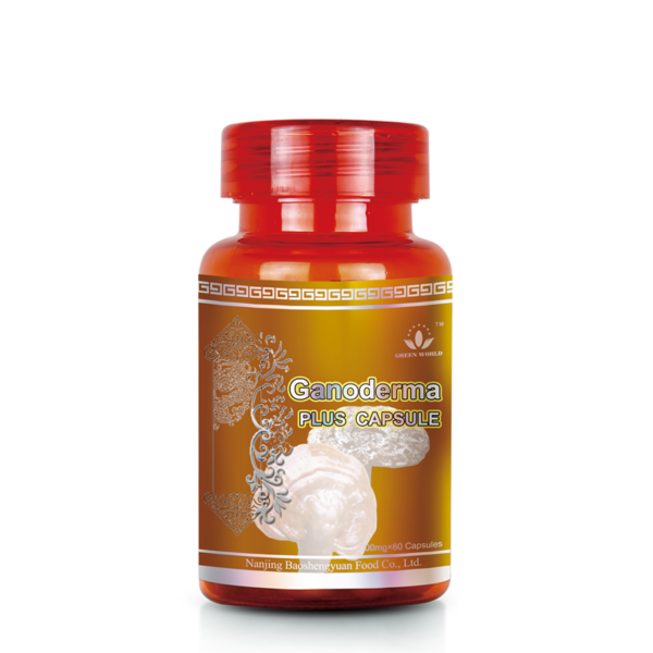 Green World Ganoderma Plus Capsules (Reishi) – Immune Support – 60 Capsules (300 mg)