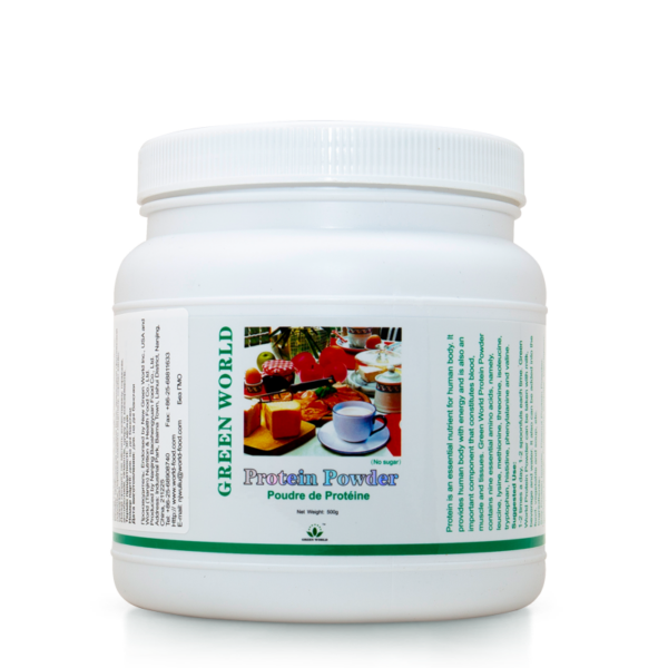 Green World Protein Powder – Plant & Milk Protein Nutrition – 500 g Bottle