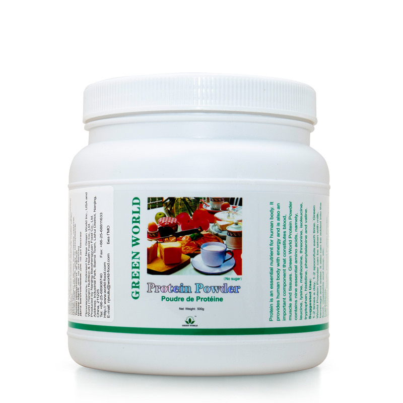 Green World Protein Powder – Plant & Milk Protein Nutrition – 500 g Bottle