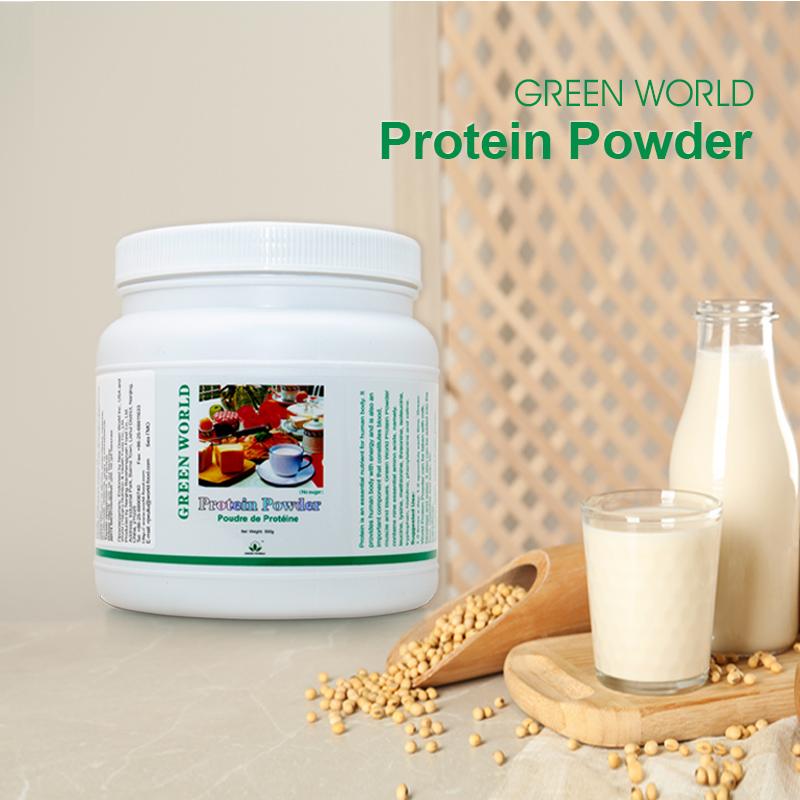 Green World Protein Powder – Plant & Milk Protein Nutrition – 500 g Bottle - Image 2