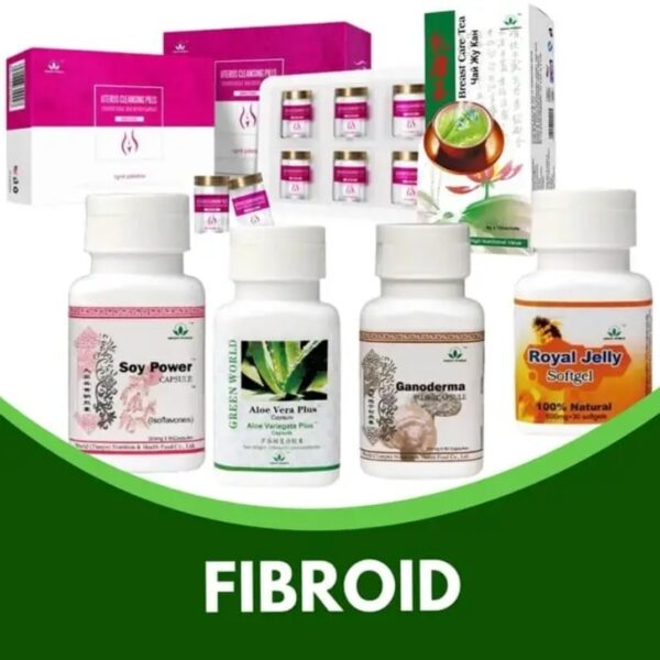 Green World Fibroid Support Supplement Package – Women's Wellness (1 Month)