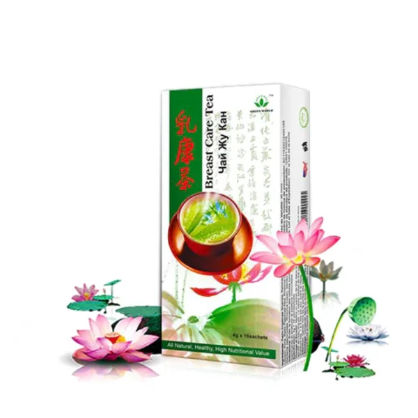 Green World Breast Care Tea – Women's Herbal Tea – 2 Boxes (16 Sachets Each) - Image 3