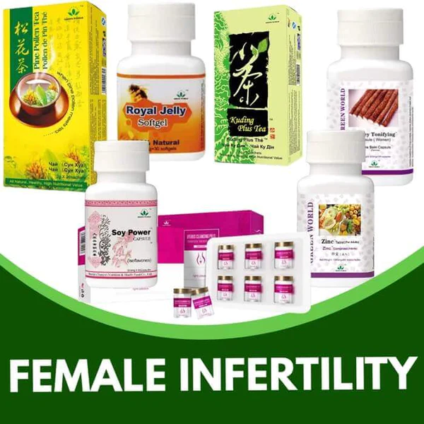 Green World Female Fertility Support Supplement Package (1 Month)