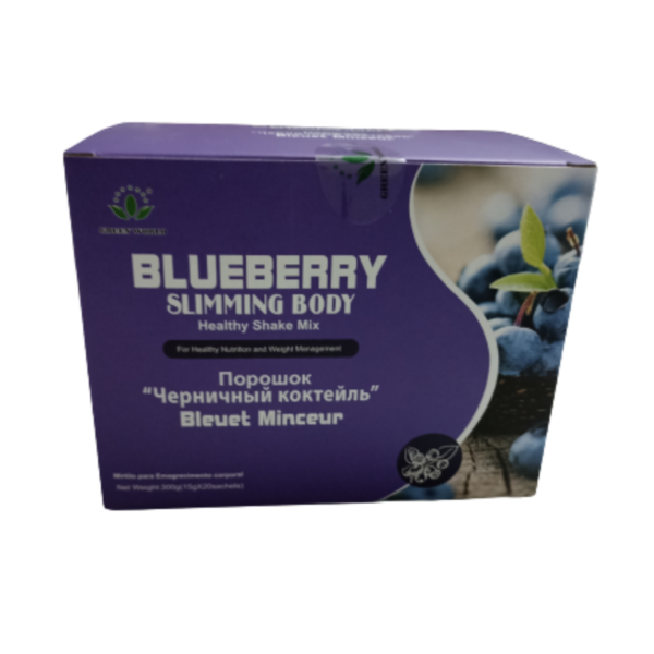 Green World Blueberry Slimming Body Powder – Weight Management Drink